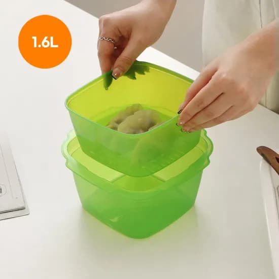 미라클 프레쉬존 그린 찜쿡 채반포함 대 1.6L 2개세트