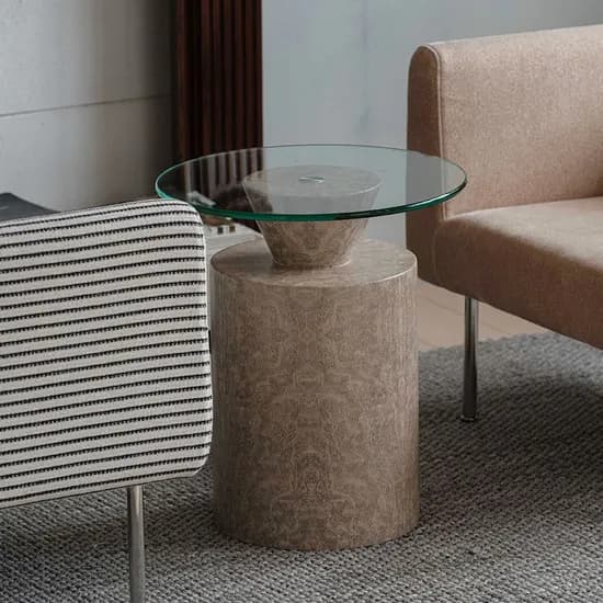 콜드포그 ROUND TEA TABLE 사이드테이블 벌우드 650,000원