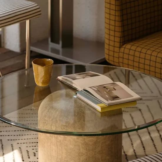 콜드포그 ROUND SOFA TABLE 소파테이블 벌우드