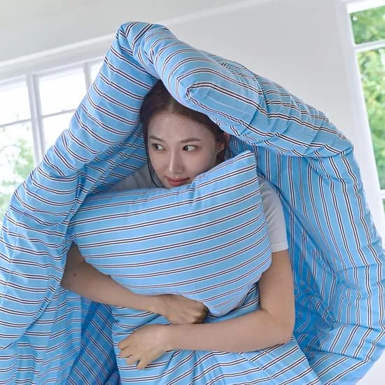 옥수수솜 항균 클래식 스트라이프 시리즈 차렵이불 단품 11컬러 45,900원