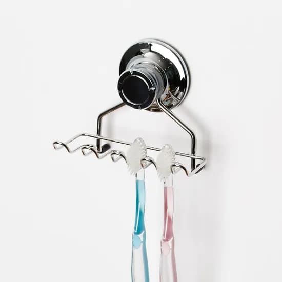 무타공 강력 흡착 스텐 미니 칫솔걸이
