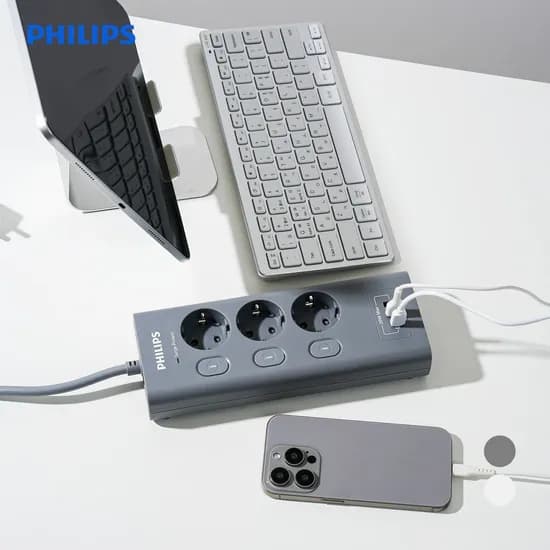 맥스USB 서지보호멀티탭 고용량 과부하차단 3구 2M 2컬러