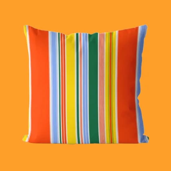 하이라이트 스프라이트 쿠션커버 비비드 인테리어 쿠션 Orange-Yellow 45x45