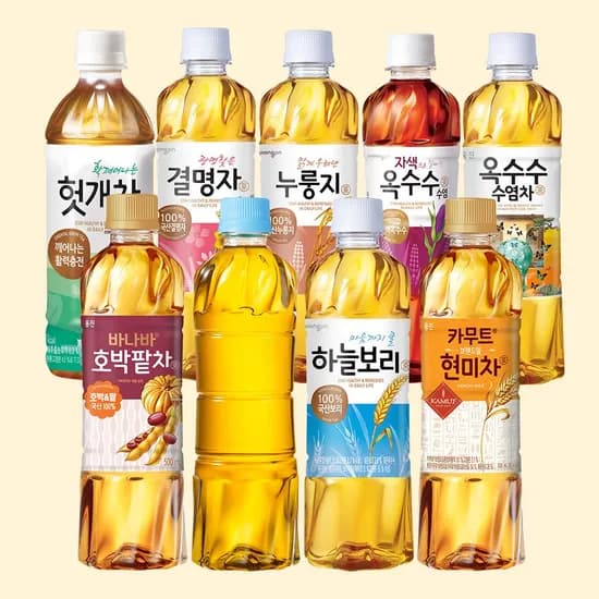하늘보리 500mL 20개 + 광명찾은 결명자차 500mL 20개