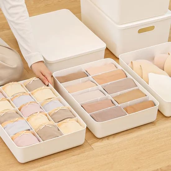 국내생산 양말 속옷 정리함 칸막이 펜트리 수납함 5,300원