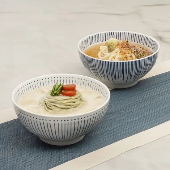 1.5만개 리뷰, 1+1 모루 일본풍 도자기 면기 라면 덮밥 삼계탕(총2P)