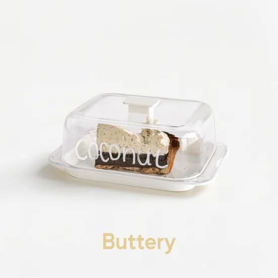 버터리 버터케이스 화이트 케이크 디저트 냉장 보관 용기