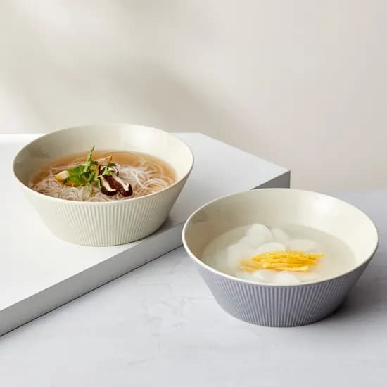 라이닝 대면기 2P세트 D19.5 아이보리 그레이