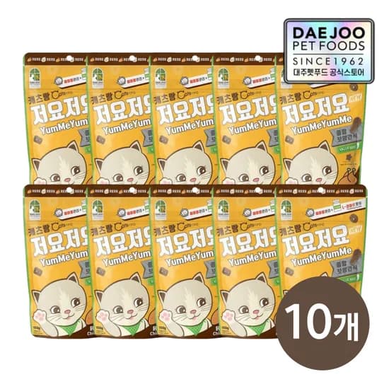 저요저요 닭고기 고양이 이빨과자 보양간식 150g*10개세트