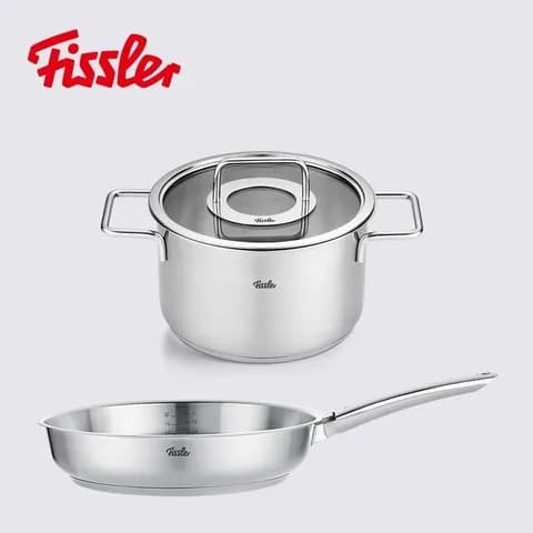 퓨어 컬렉션 글라스 스튜팟 20cm + 퓨어 컬렉션 팬 28cm