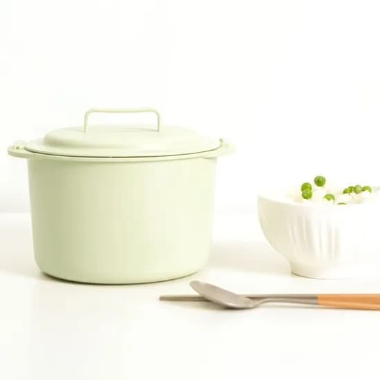 이지라이트 전자레인지 저당밥솥 세이지그린 찜기겸용 18,900원