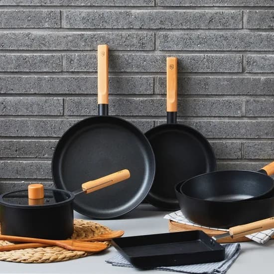 ON 비스트로 프라이팬 3P 세트 IH (깊은팬 20cm+일반팬 24cm+일반팬 28cm)