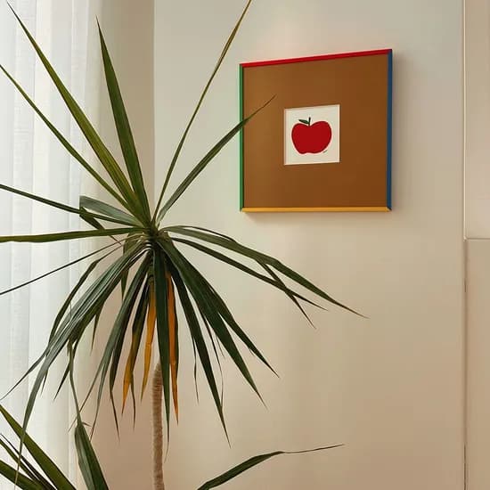 LOVE APPLE 컬러프레임 벽걸이액자 정사각형액자 아기방인테리어