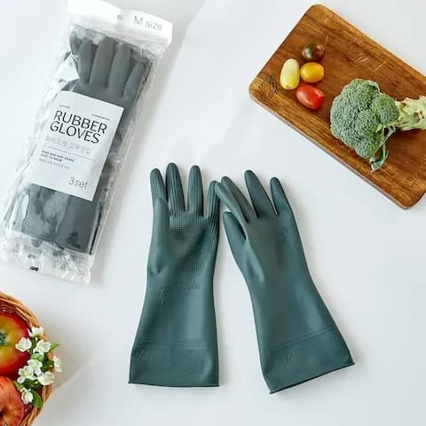 모던 와이드핏 고무장갑 3P세트 M 그린 7,900원