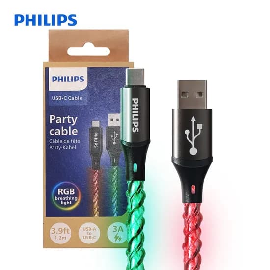 USB-A to C타입 60W 고속충전 파티 케이블 1.2M