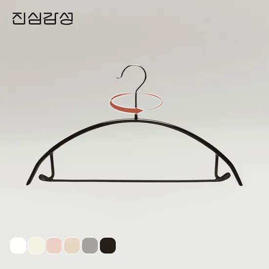 고리회전형 논슬립 어깨뿔방지 옷걸이 50개 6colors