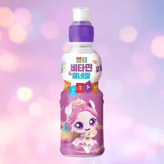 캐치! 티니핑 멀티비타민&미네랄 포도맛 200mL*24개