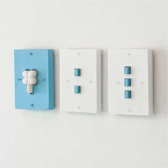 LUCKY SWITCH COVER BLUE