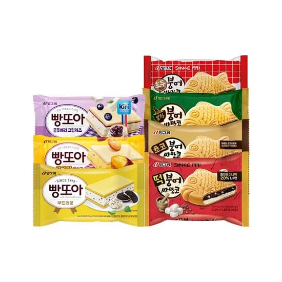 붕어싸만코/빵또아 아이스크림 30개/40개 골라담기