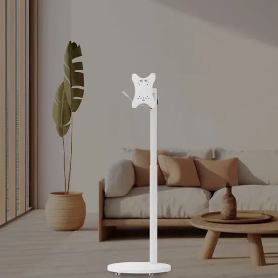 유압식 높이조절 이동식 TV 스탠드 V3버전 8자전원 케이블 호환가능