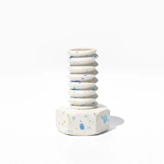 Bolt vase 볼트 화병 Baby blue pop