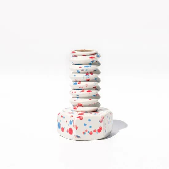 Bolt vase 볼트 화병 Red pop