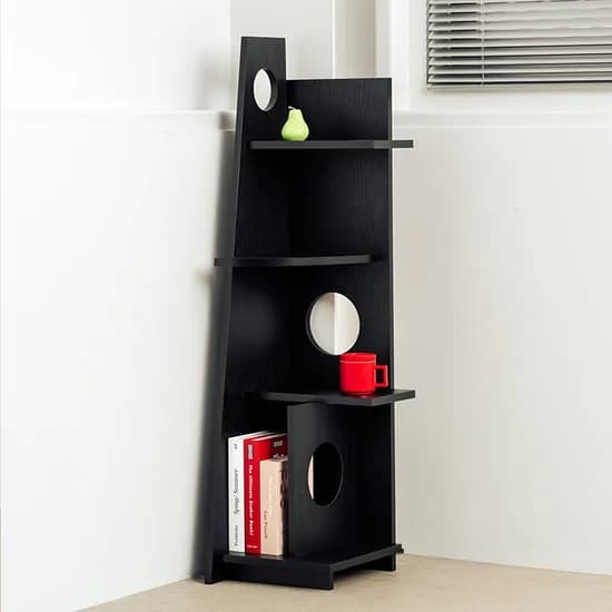 길종빌라 CORNER SHELF L BLACK 선반