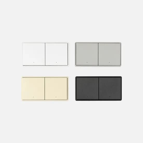 파츠 프리미엄 스위치_2구 2회로_4colors