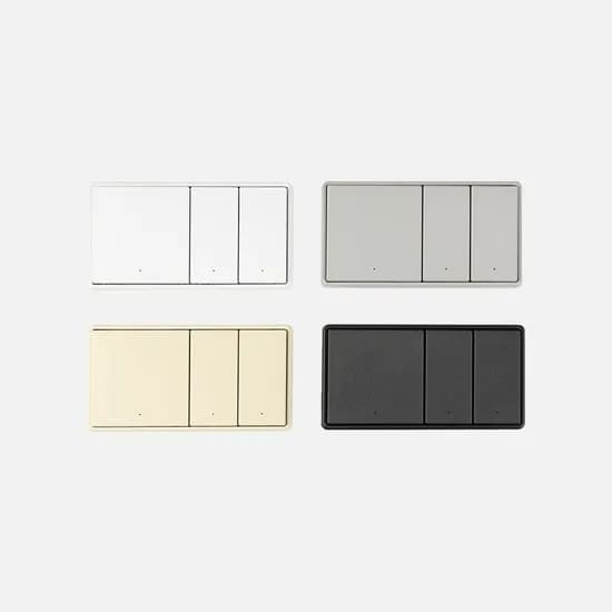 파츠 프리미엄 스위치_2구 3회로_4colors
