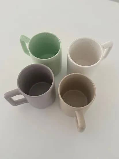 오트밀 머그컵 4color