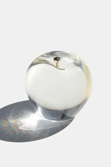 Glossy apple 투명한 사과 문진