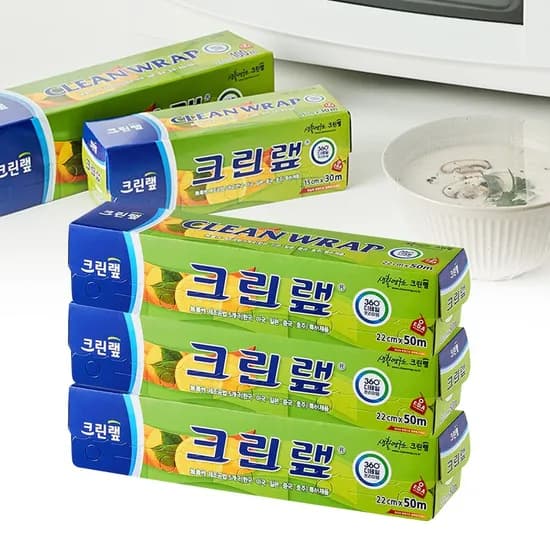 크린랲 비닐랩 22cm x 50m 3개