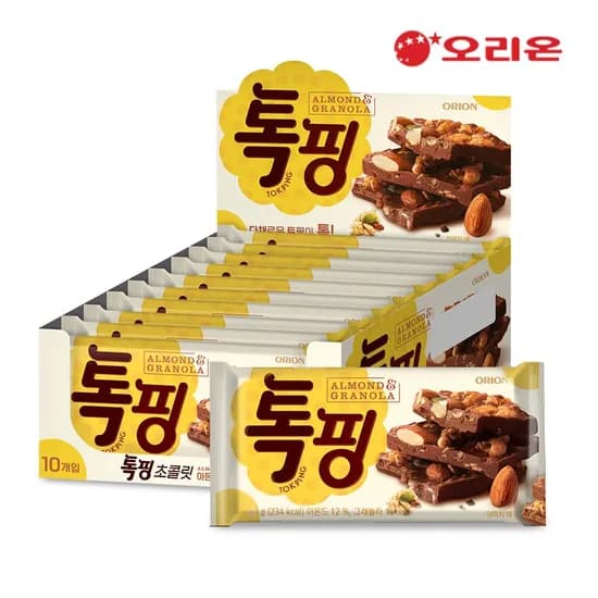 톡핑 아몬드 그래놀라 1P 43g x 10개