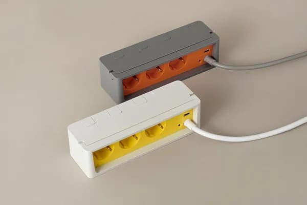 아이디탭(IDtap) 디자인 멀티탭  3구 USB 2포트