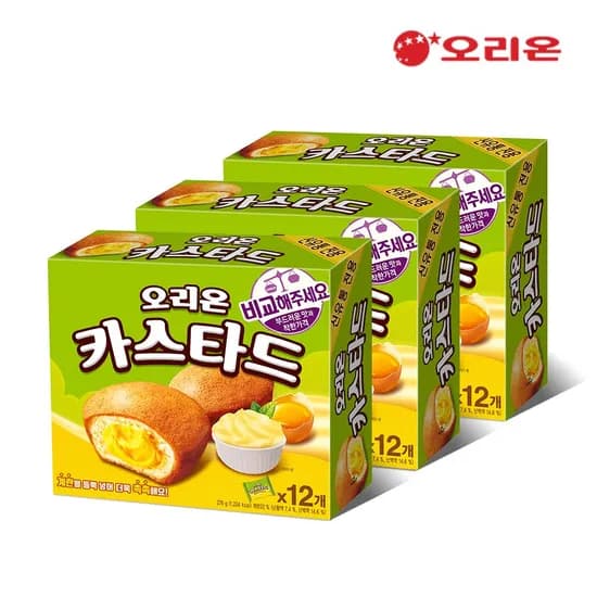 카스타드 12P 276g 3개