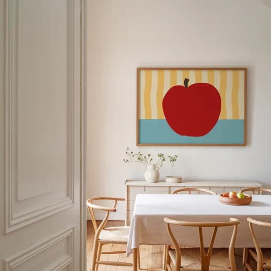 사과그림액자 풍수인테리어 가로 과일포스터 Apple Bliss stripe 9,900원