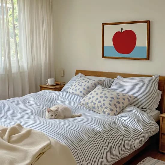 사과그림액자 풍수인테리어 가로 과일포스터 Apple Bliss