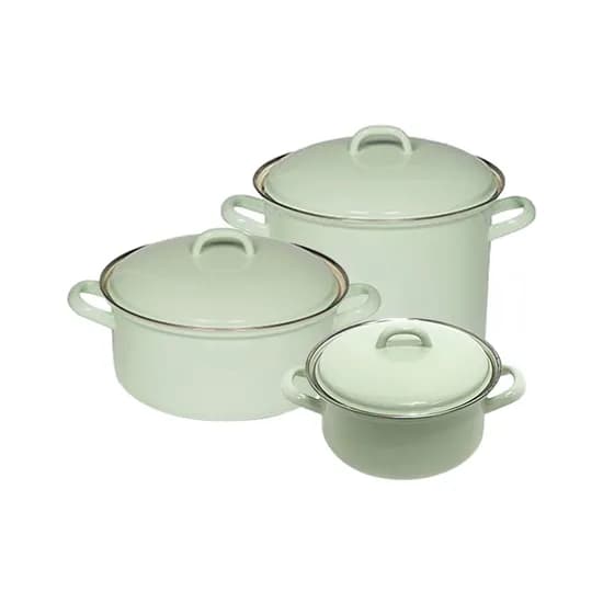 번트 법랑 양수냄비 3종세트 16cm 22cm 22(H)cm