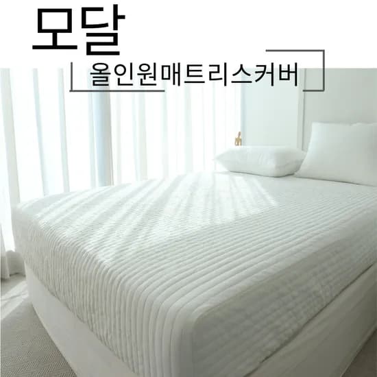 국내제작 모달 올인원 매트리스커버 SS/Q/K/LK 텐셀 2colors