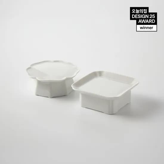 디저트 소반 2종 Square, Flower soban