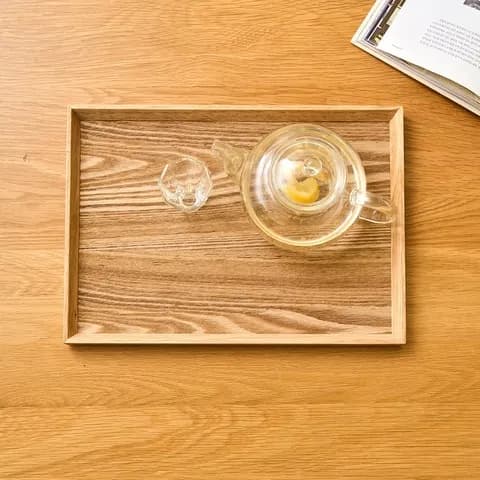 카페 논슬립 우드쟁반 L35