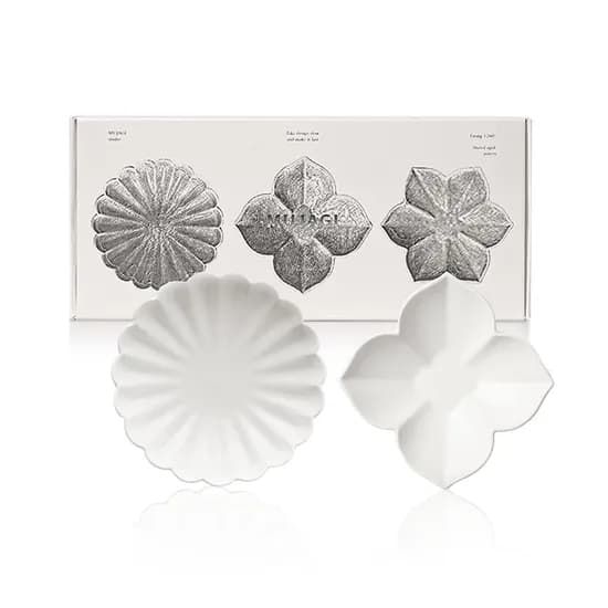 2종 꽃 접시세트 Flower 2type gift set