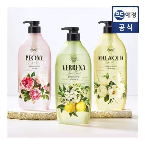 샤워메이트 부케 바디워시 900ml x3개