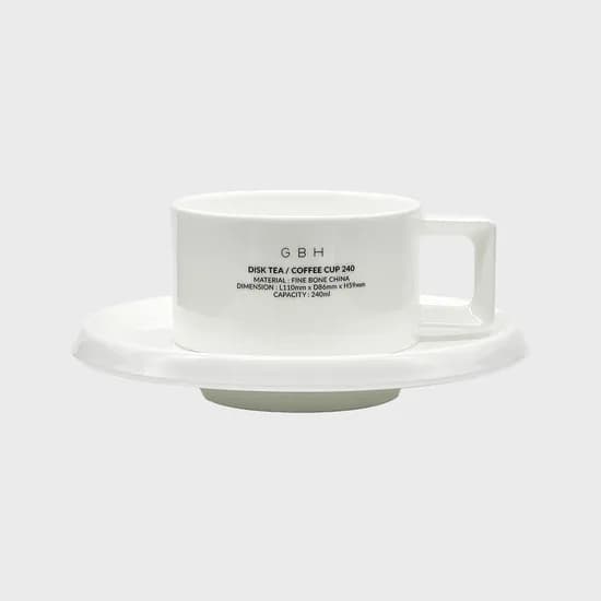 GBH X NIKKO DISK TEA / COFFEE CUP240 & SAUCER155