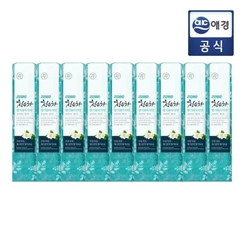 2080 청은차 향기화차 치약 190g x10입 15,800원