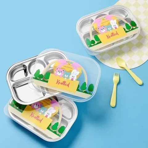 노티드 콜라보 스테인리스 5구 흡착 식판 19,500원