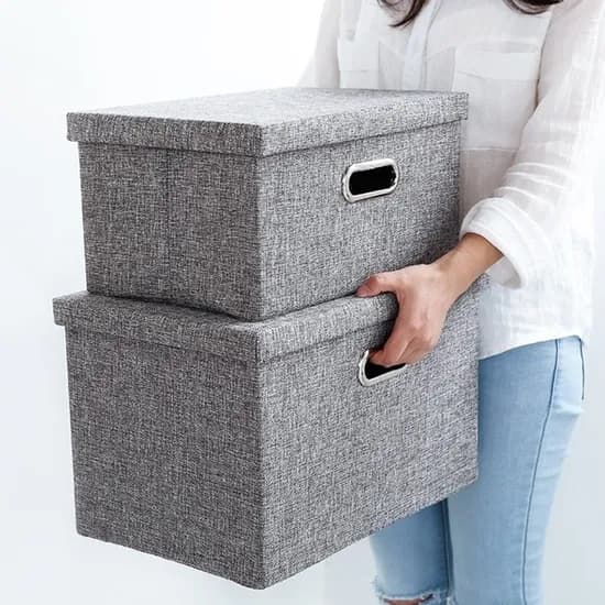 패브릭 접이식 대용량 리빙박스 5size