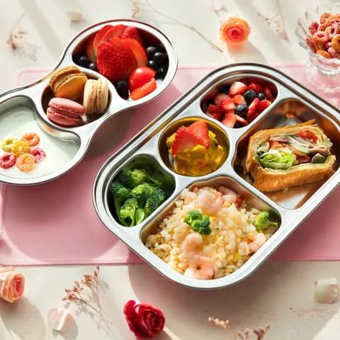 스테인리스 흡착 식판