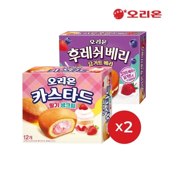 카스타드 딸기생크림 12개입 외 1종