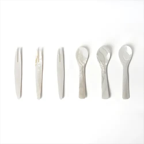 자개 미니 스푼&포크 Mini shell spoon&pick